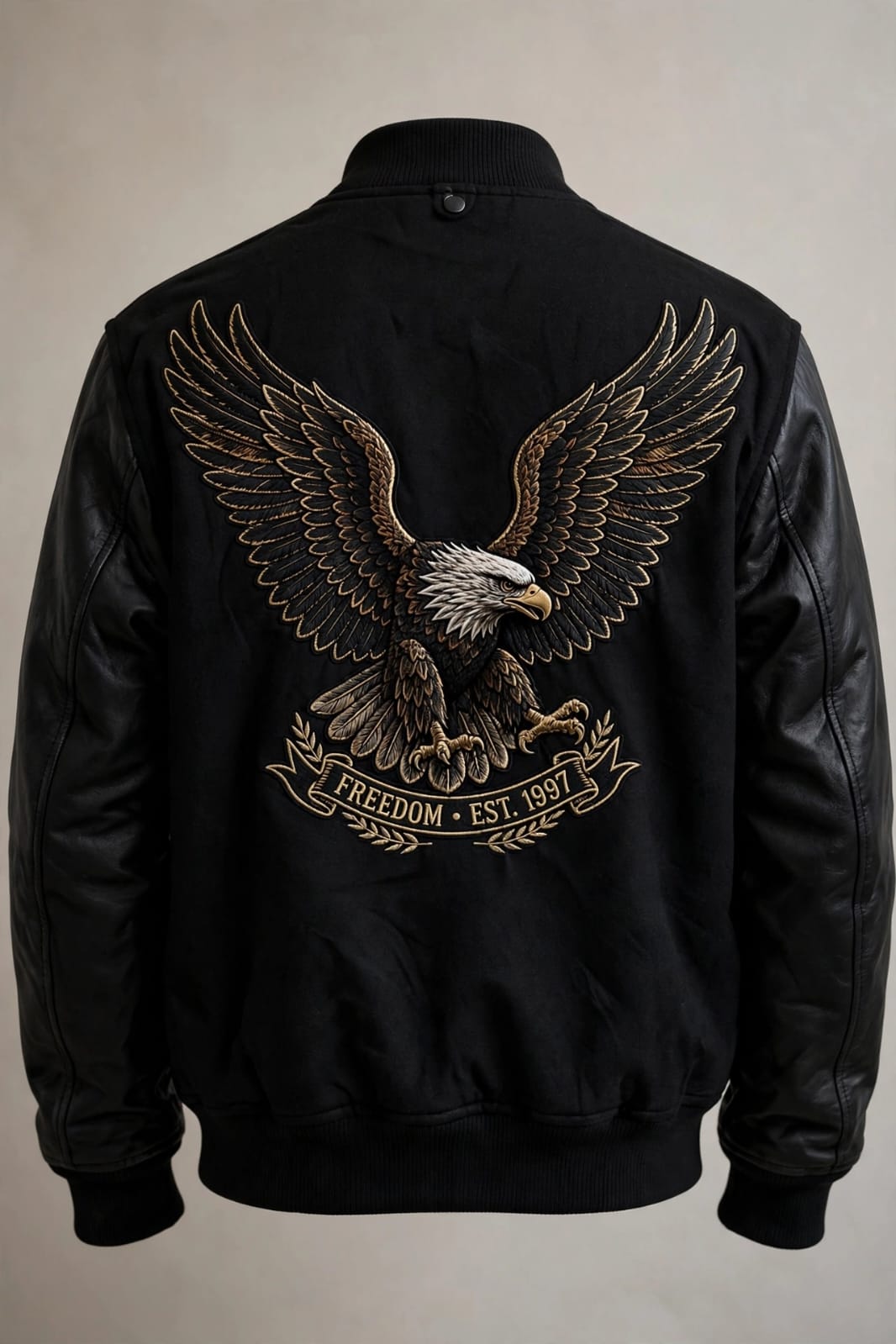 Jacket back embroidery digitizing sample - Amaze Punch UK